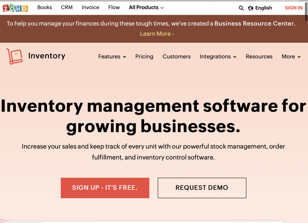 Zoho Inventory